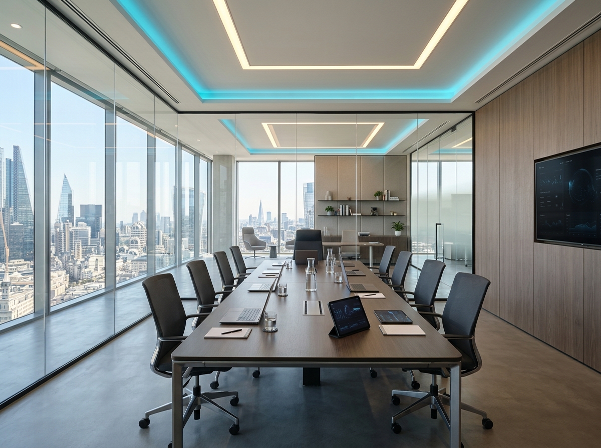 JAIKA TECH modern AI innovation conference room