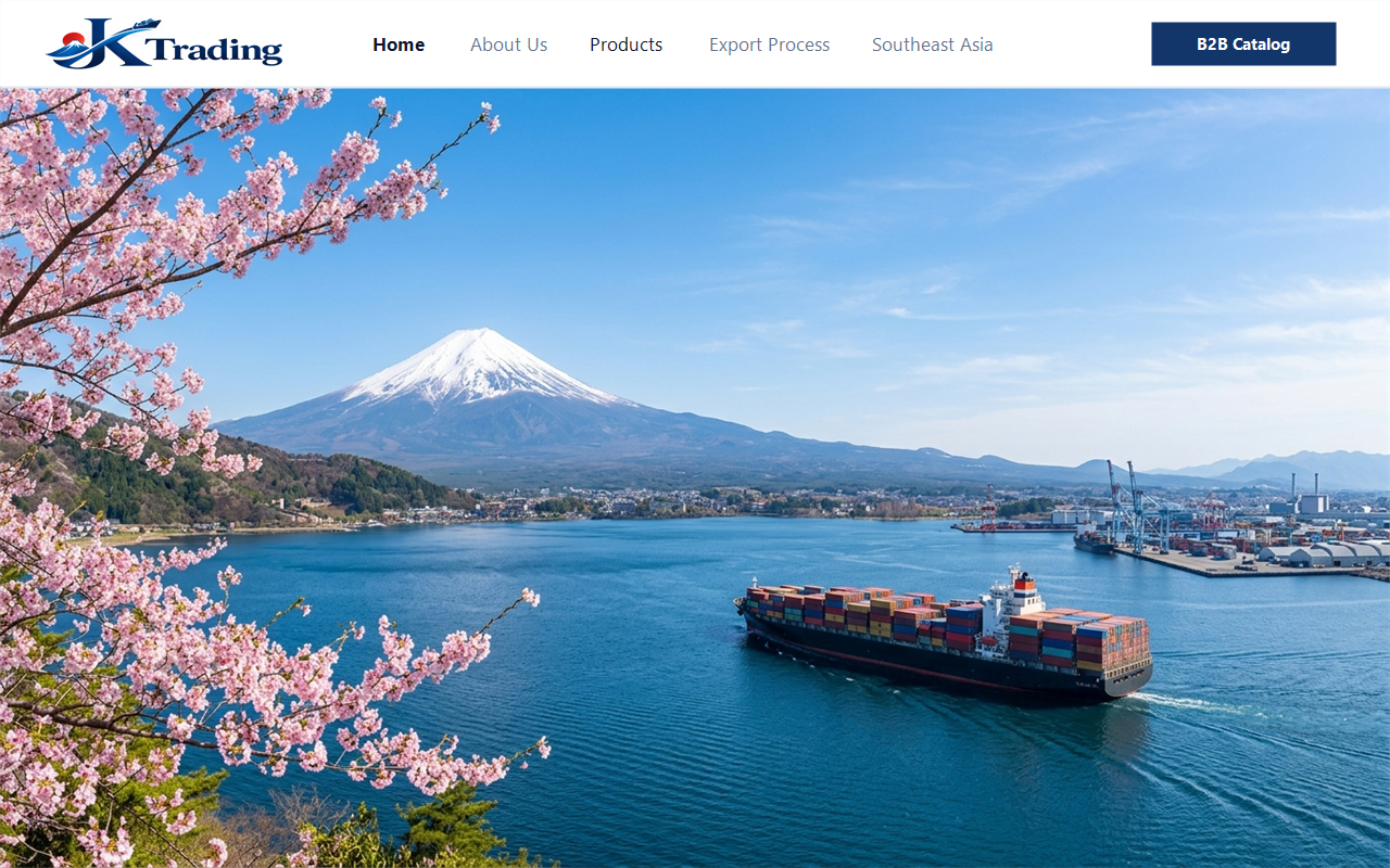 JK Trading — 日本商品直通东南亚 B2B 跨国批发出口平台